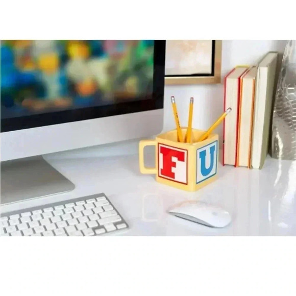 MY FIRST CUSS WORD BLOCK MUG - 12-OUNCES..NWT.. - Picture 6 of 11